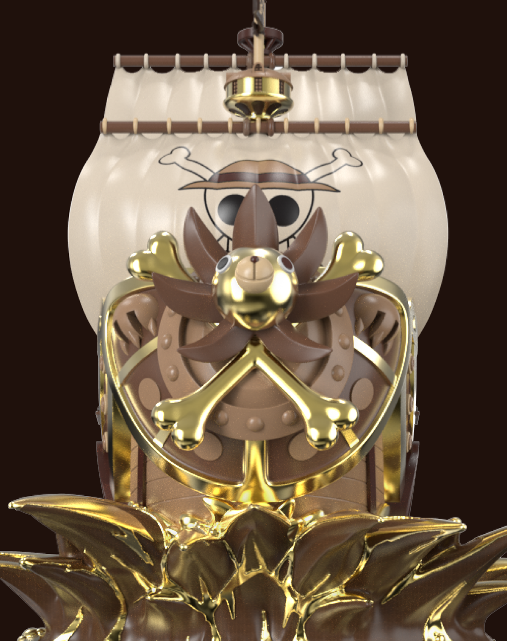 Premiumworked One Piece Golden Thousand Sunny