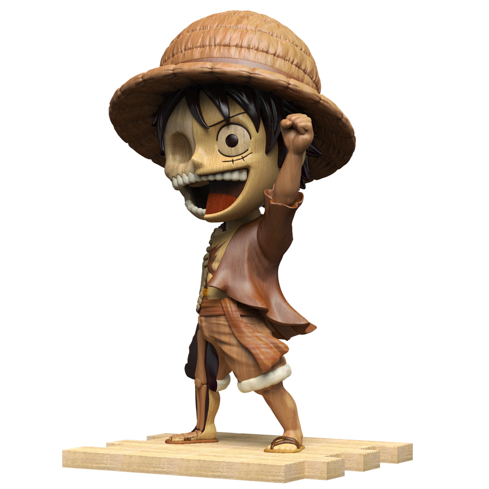 Woodworked Dissected Luffy