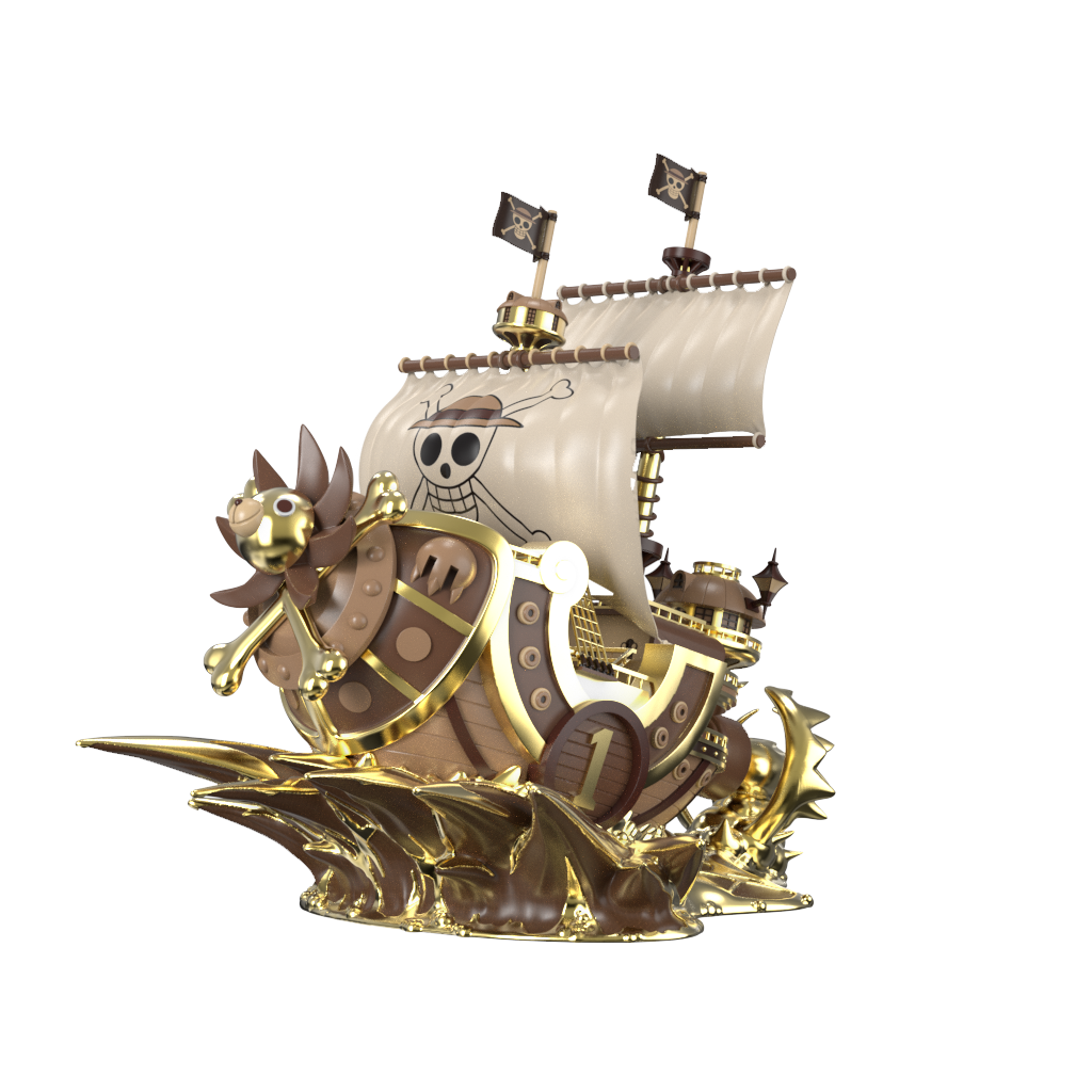 Premiumworked One Piece Golden Thousand Sunny