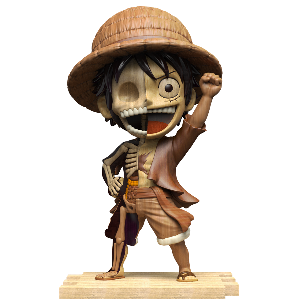 Woodworked Dissected Luffy
